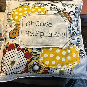 Cute Choose Happiness pillow